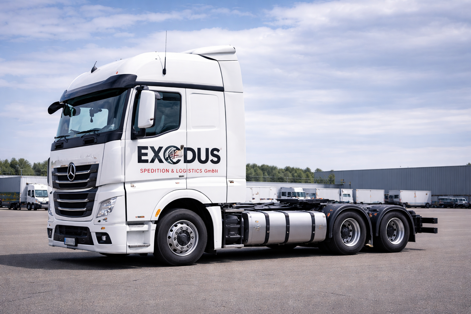 Exodus LKW im Einsatz